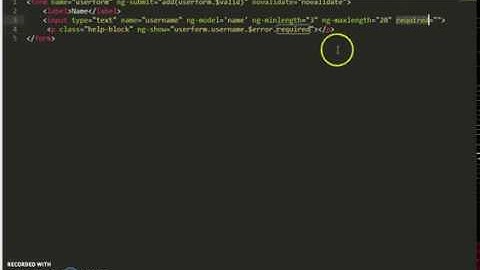 AngularJs form validation || client side validation by angular js