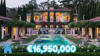 Inside a $16,950,000 Romantic California Montecito Residence in Santa Barbara