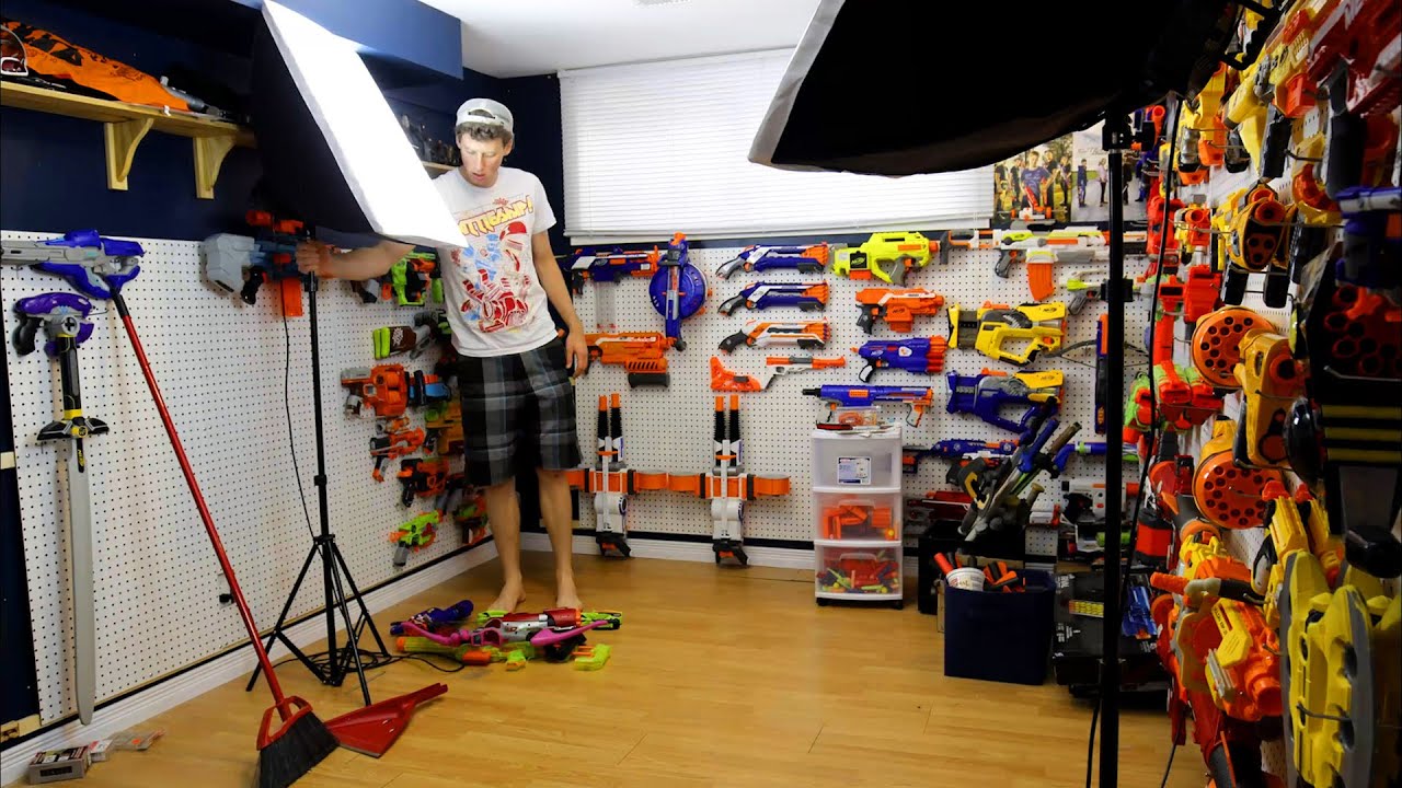 THE NERF ROOM IS FINISHED! well almost... YouTube