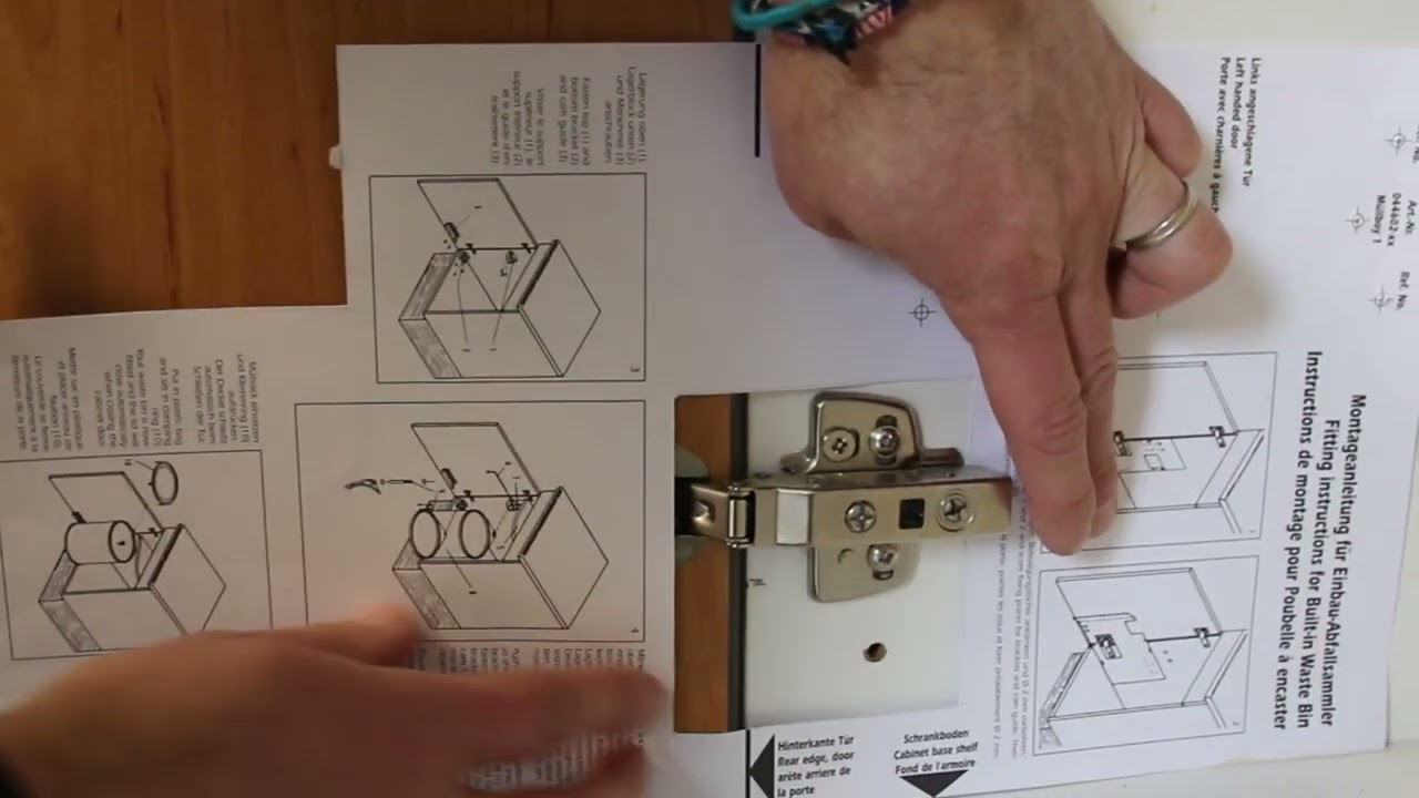 TUTORIEL MONTAGE | Poubelle de porte pivotante à ouverture automatique