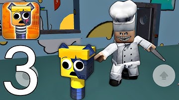 Sprunki Pizza Parkour Prison Escape - Gameplay Walkthrough Part 3 (Android, iOS)