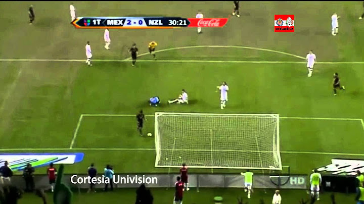 Mexico vs Nueva Zelanda Amistoso 2011 (3-0)
