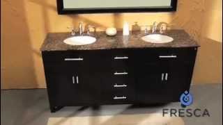 Traditional Bath Vanity FVN6525 by Fresca - Double Sinks