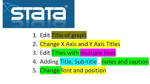 Add Graph title, subtitle, Captions, Notes, X axis and Y axis titles in STATA | Road to Phd