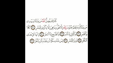 سورة المدثر 4 القسم الرابع تكرار كيفي من .. كذلك يضل الله من يشاء ويهدي من يشاء  .. إلى .. أو يتأخر