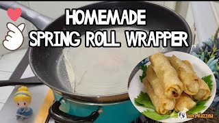 Easy way to make Spring Roll Wrapper #springrolls #wrapper #rolls #entree #appetizer #food