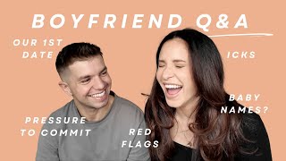BOYFRIEND Q&A | ICKS, OUR FIRST DATE & CHOOSING BABY NAMES | Danielle Peazer