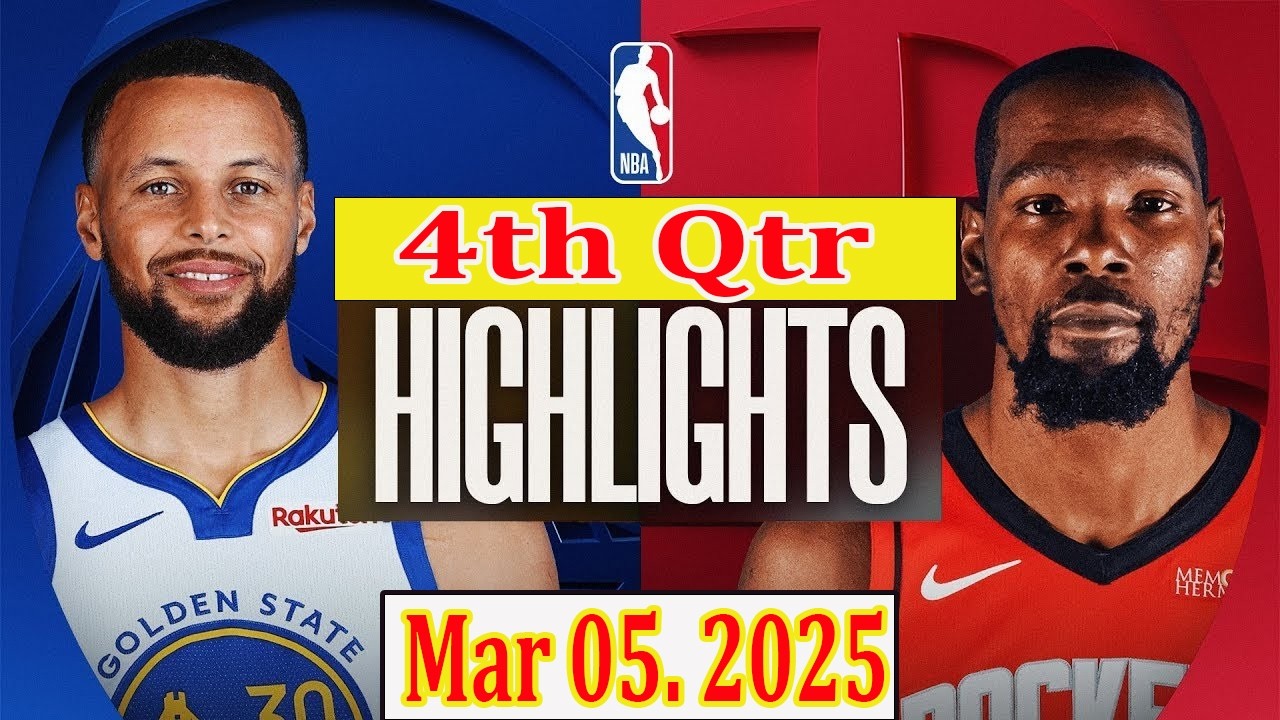 Houston Rockets vs Golden State Warriors 4th Qtr Mar 05.2025 Highlights | NBA