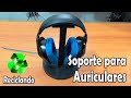 DIY | Soporte para Auriculares 🎧 | Con materiales reciclados