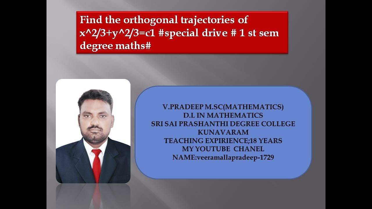 special drive  degree maths 1 sem