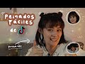 Probando PEINADOS Fáciles de Tik Tok (no sale tan bien)