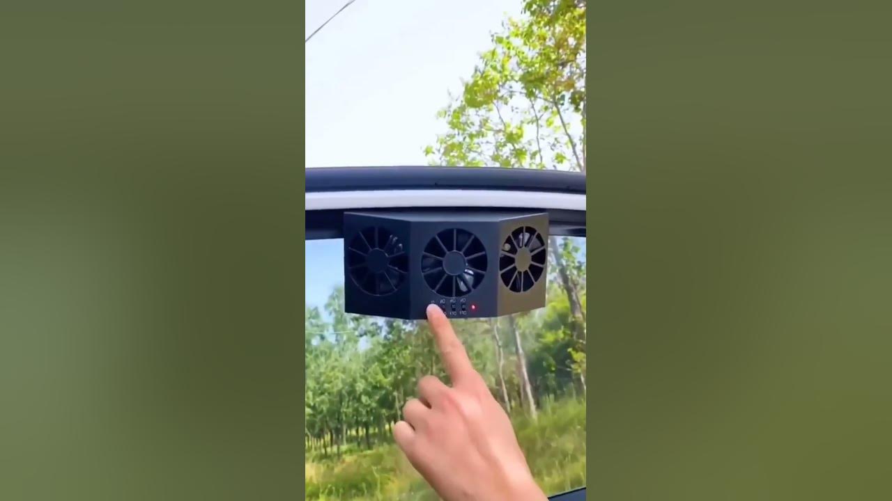 Product Link in Comments ▶️  Auto Solar Ventilating Fan for Car