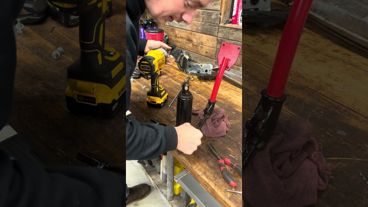 Fixing a motorcycle jack that won't lift #automobile - YouTube