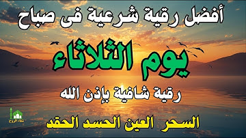 أفضل رقية شرعية في صباح يوم الثلاثاء علاج الحسد_السحر_العين _حفظ وتحصين للمنزل _القارئ ايوب مصعب