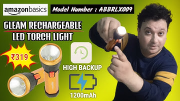 The Definitive Guide to ⚡⚡Amazon Basics Gleam Rechargeable LED Torch Light | Rajdeep Mukherjee