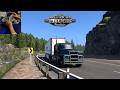 American Truck Simulator - Flour Trailer Deliver To Yakima !