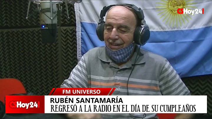 RUBEN SANTAMARA REGRES A FM UNIVERSO EN EL DA DE S...