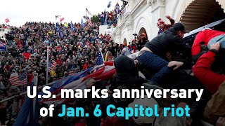 U.S. marks anniversary of Jan. 6 Capitol riot