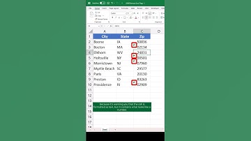 Supprimer les avertissements en forme de triangle vert dans Excel