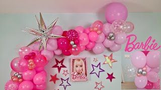 Decoración Con Globos BARBIE💖decoration balloons barbie