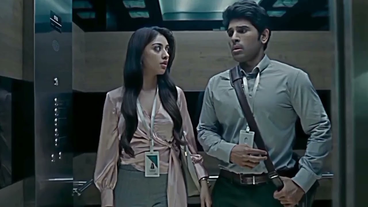 Urvasivo rakshasivo teaser movie kiss scene allu sirish and anu emmanuel  movie sun meri sahajadi