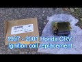 Honda CRV 98 fix it Ignition coil replacement with stripped screw 1997 to 2001 CR-V Jan6th2019