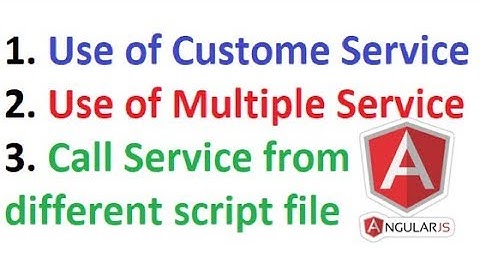 AngularJS : Creating Service or Factory with example for beginners [Part 05]
