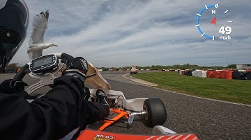 Lydd Kart Circuit - Bird Strike! - 9 May 22 - Rotax 2 Stroke Karting - GoPro Hero10 4K 50fps