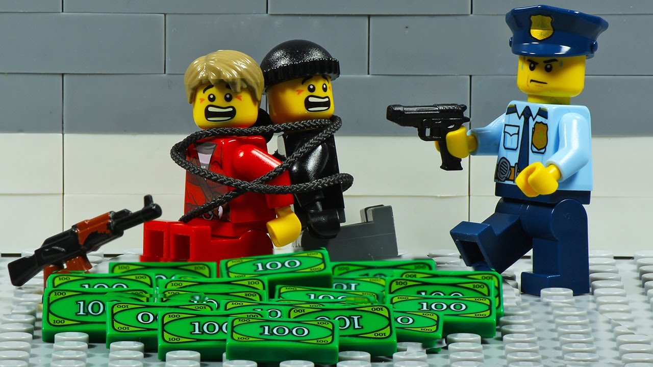 Lego City Bank Robbery - Hero Police Caught The - YouTube