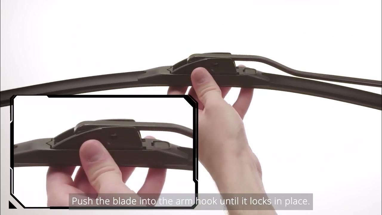 How to Fit MICHELIN Radius Beam Wiper Blades with Hook Fitting to Your