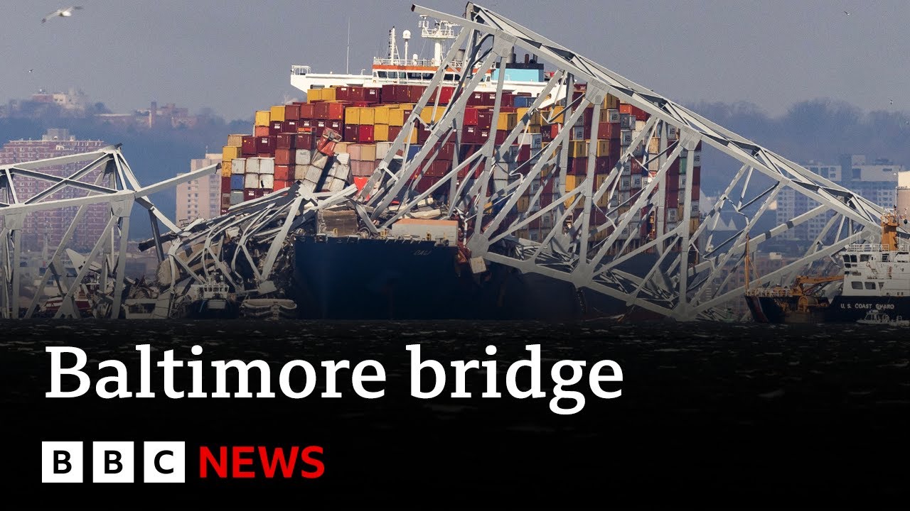 Baltimore to receive millions in federal aid following bridge collapse  | BBC News