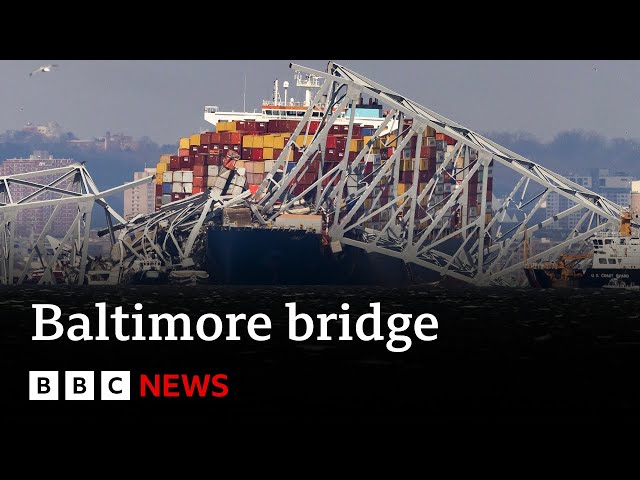 Baltimore to receive millions in federal aid following bridge collapse  | BBC News