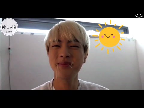 【BTS日本語字幕】ジンとタイのお菓子