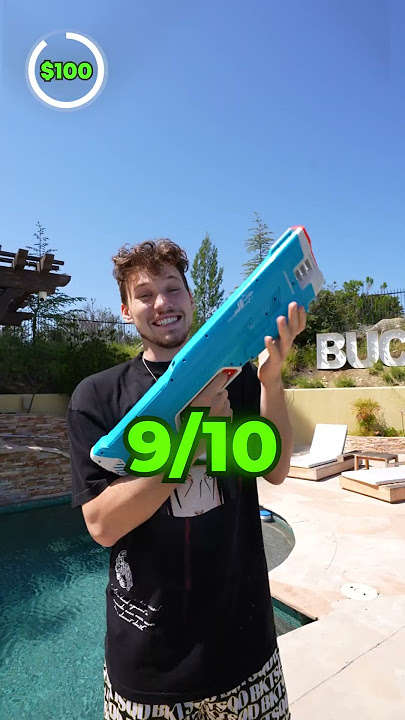 $1 vs $300 Watergun!