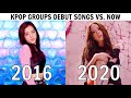 KPOP GROUPS DEBUT SONGS VS NOW | 2020 Edition