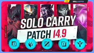 The NEW BEST SOLO CARRY CHAMPIONS on PATCH 14.9 - League of Legends by Skill Capped Challenger LoL Guides 127,699 views 6 days ago 14 minutes, 56 seconds