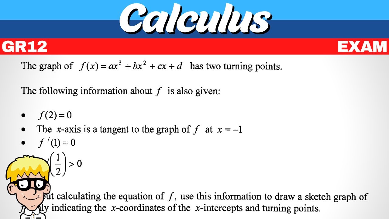 Exam Question Calculus - YouTube