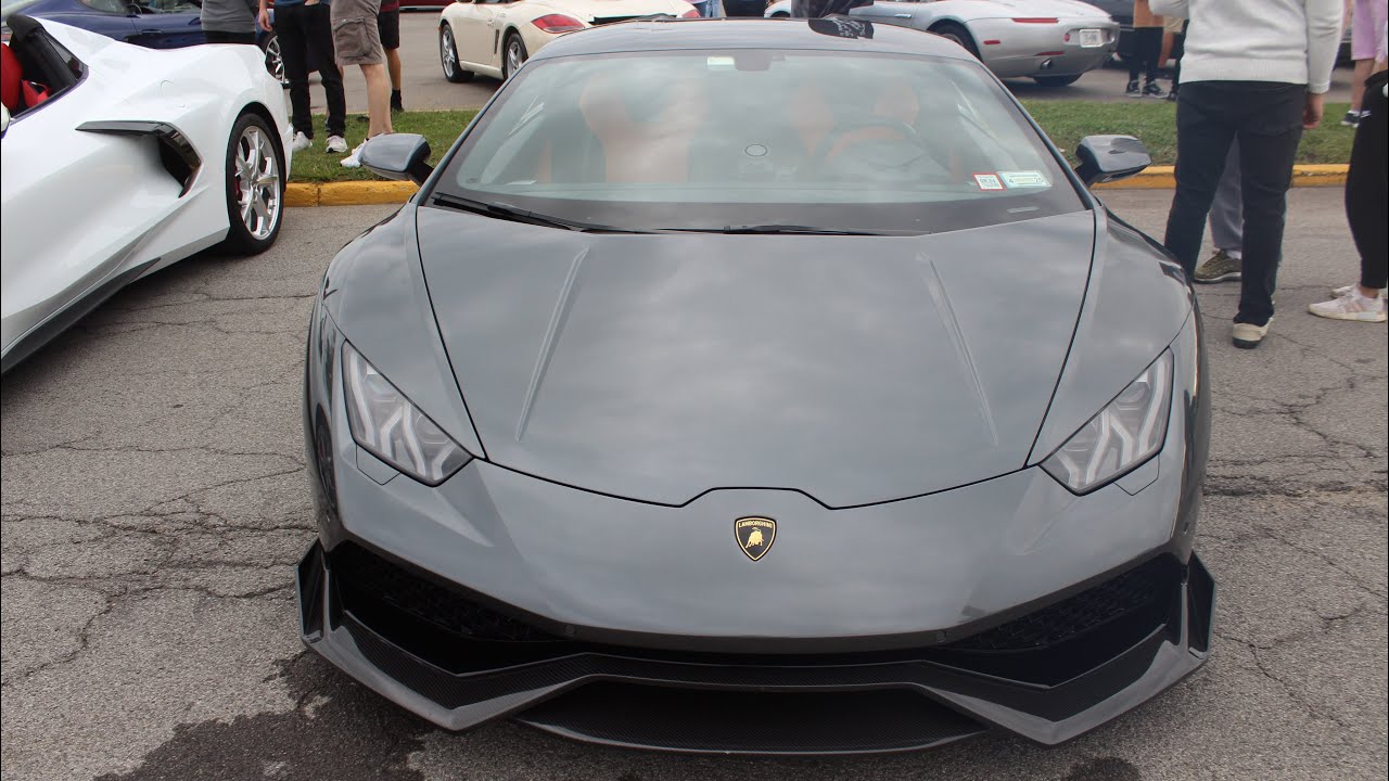 Lamborghini Revving Lamborghini Huracan Revving (Buffalo Cars & Coffee September 2023 ...