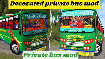 New private bus mod 😜 download. Raghuvanshi private bus mod.