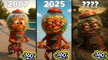 360 VR | Evolution of Chicleteira Bicicleteira - Italian Brainrot