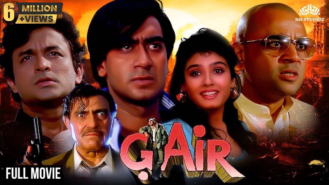 Gair Full Movie  Bollywood Action Full Movie  Ajay Devgn Amrish Puri Raveena Tandon