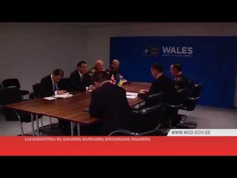 საქართველოსა და უკრაინის თავდაცვის მინისტრების შეხვედრა