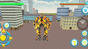 Transforming Robot Shark Game-Android Gameplay