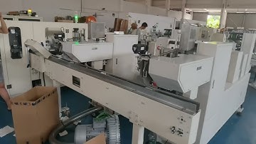 Automatic production line handkerchief paper package pocket tissue folding machine 
