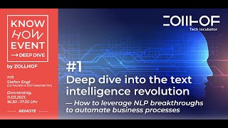 Deep Dive Know-How Event #1: Text Intelligence Revolution | Online Edition