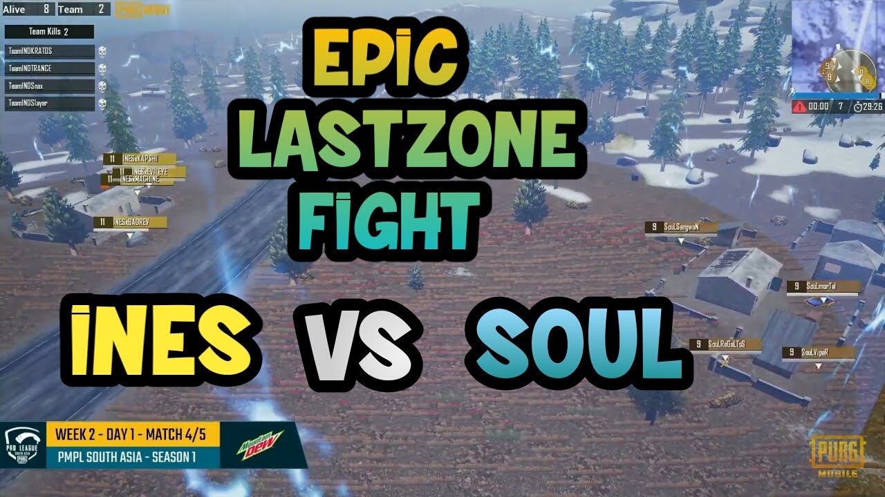 INES EPIC COMEBACK || INES vs SOUL Rivalry || PMPL