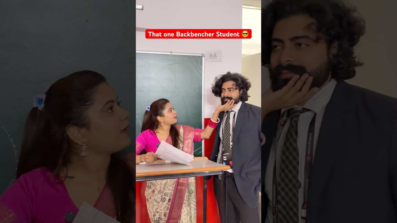 That one Backbencher Student 😎 #shorts #ytshorts #backbencher