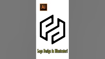 Polygon Shape Logo Design in Illustrator!