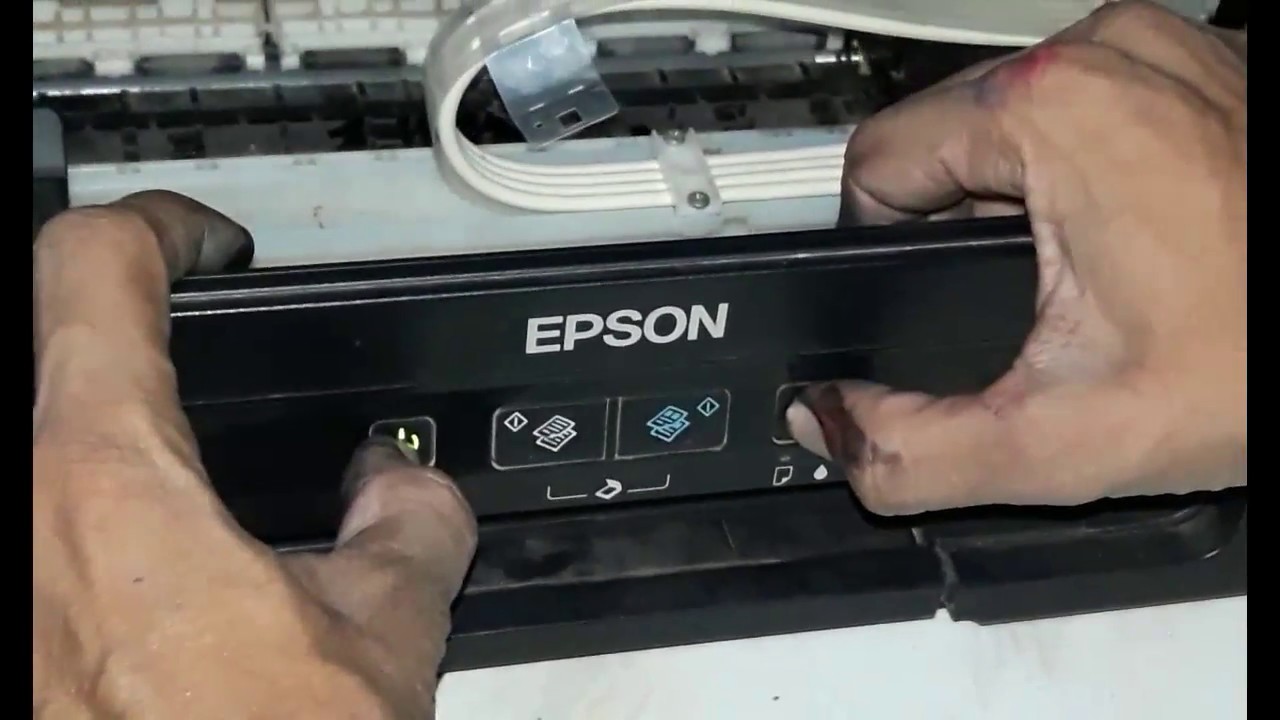 Почему горит кнопка на принтере. Принтер Epson l210. Принтер Эпсон л355. Принтер/копир/сканер Epson l 210. Кнопки Эпсон l355.