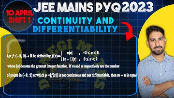Let f:(-2,2)→R be defined by f(x)={x|x|, -1≤x≤0  (x-1)[x], 0≤x≤2 where [x] denotes the greatest inte